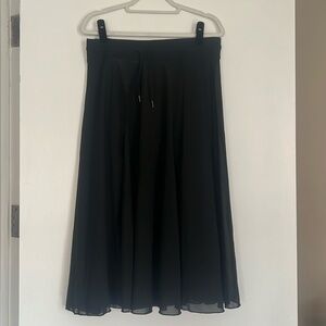 Long sheer blank skirt